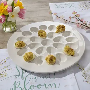 Stoneware Deviled Egg Platter