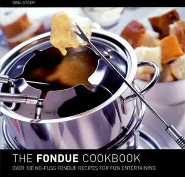 Used Like New The Fondue Cookbook by Gina Steer - Easy Recipe, Home Cooking, McGraw-Hill, 1 lb (English Paperback), Color Photos