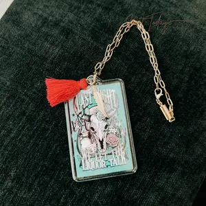 NTL Charms Last Night We Let The Liquor Talk Hanging Rearview Mirror Accessory Car Charm