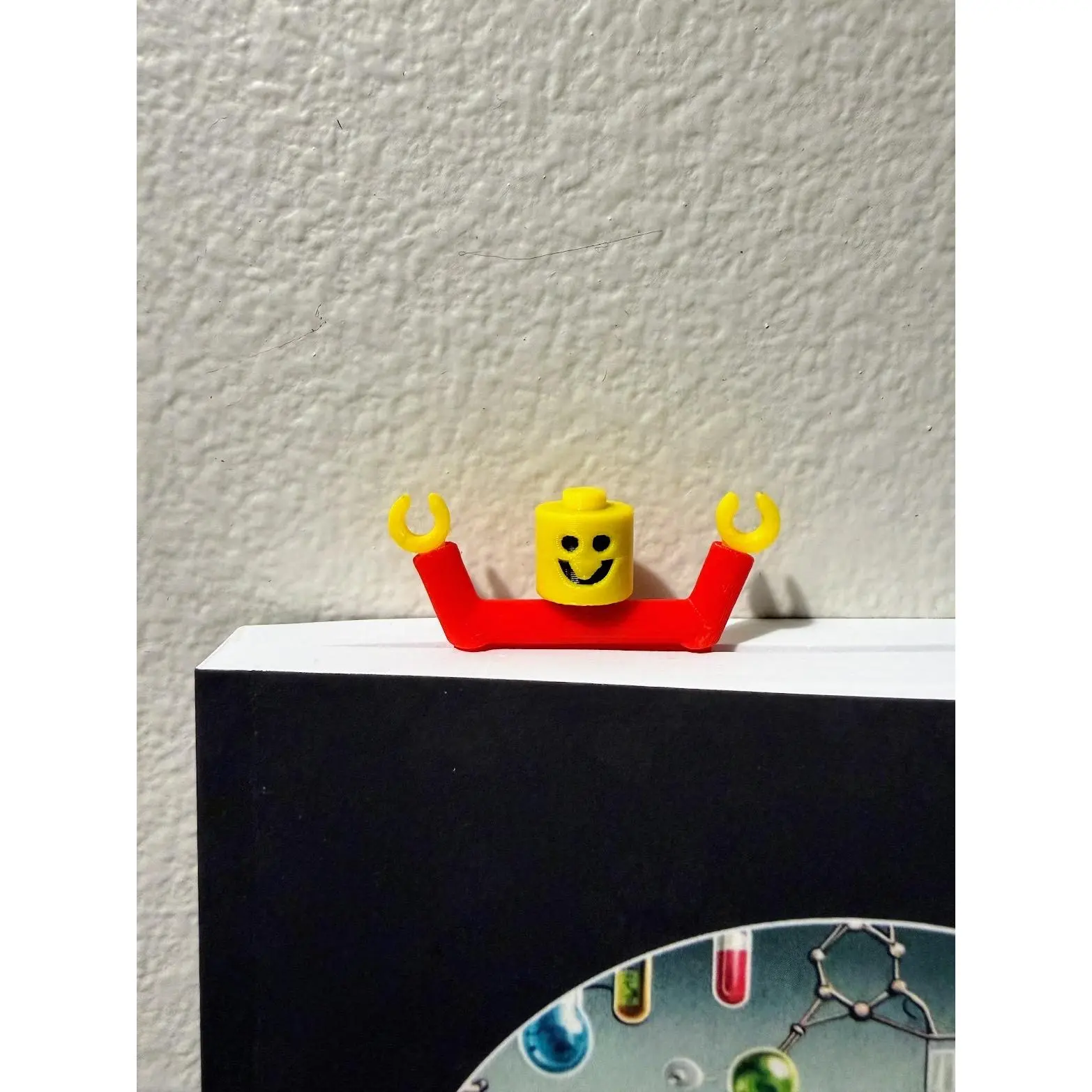 Brick Man Inspired Bookmark | Minifigure Style Book Mark | Funny Reading Gift for Kids and Book Lovers