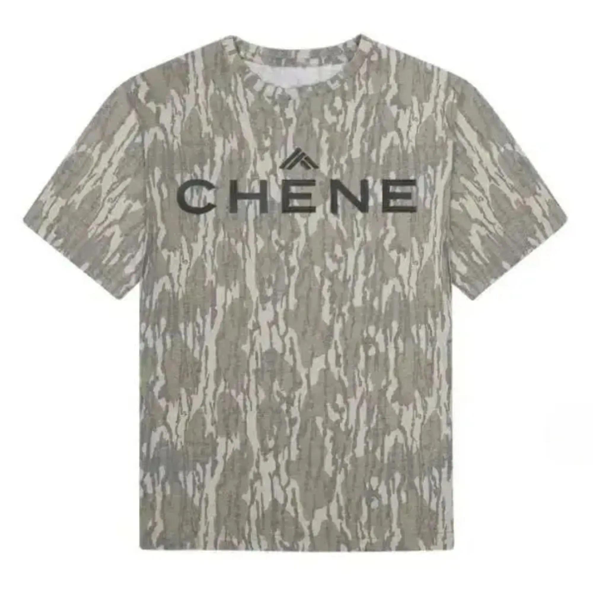 2026 Chene Mossy Oak Bottomland Camo Tee  Hunting Camo T-Shirt, Soft Cotton Breathable, Hiking Camping Outdoor Shirt, Streetwear, Gift Idea