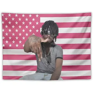 Chief Music Keef Flag Tapestry Wall Tapestry Poster Suitable for College Dormitory Cave Bedroom Living Room Party Decoration Merch 30"x40"