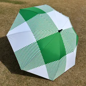 Green Buffalo - UPF 50+ Large Golf Umbrella
