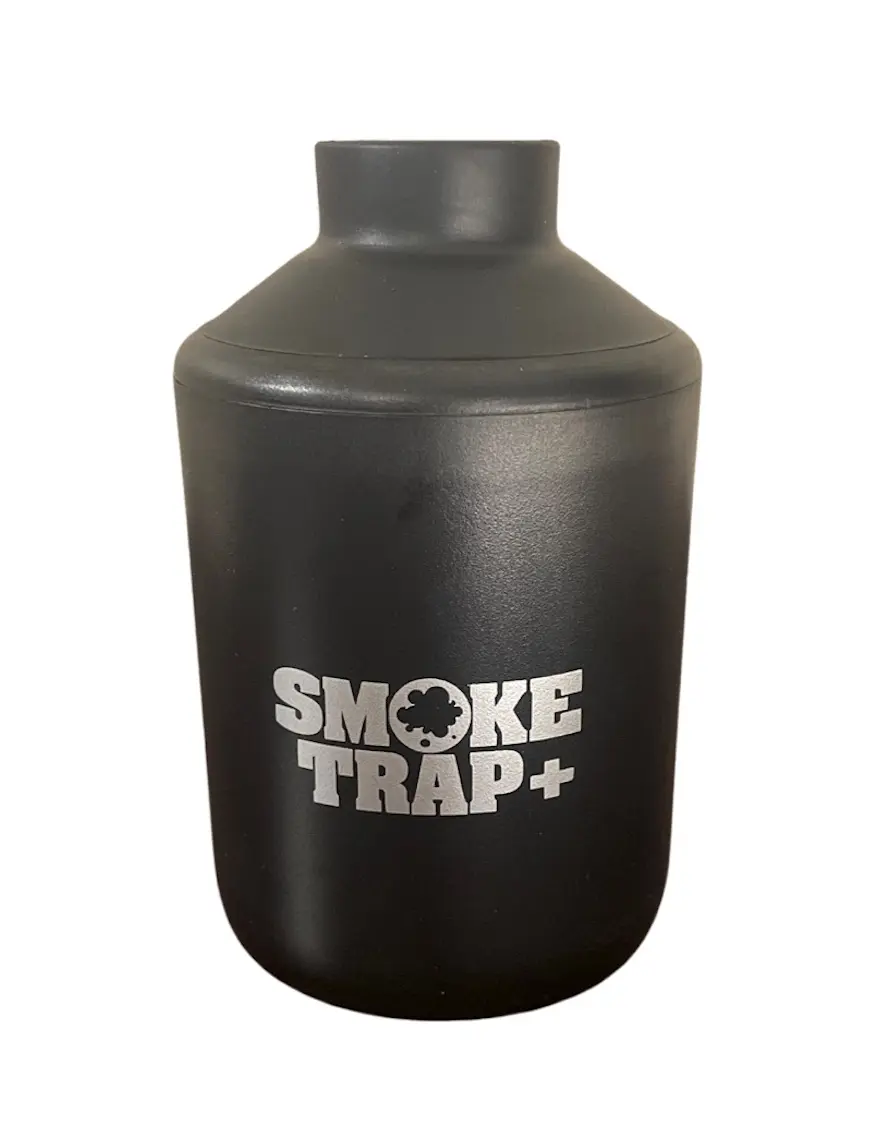 Smoke Trap + | Personal Air Filter (Sploof) - ECO Replaceable Filters - Long Lasting Smoke Filter 500+ Uses With Easy Exhale - Filters Have Zero Plastic Waste - (Black)…