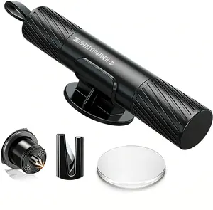 Safe Hammer Glass Breaker Underwater, 2-in-1 Car Safety Hammer Window Breaker and Seatbelt Cutter, Car Accessories, 1s Rapid Escape, Emergency Rescue Tool for Auto Accidents(Portable)