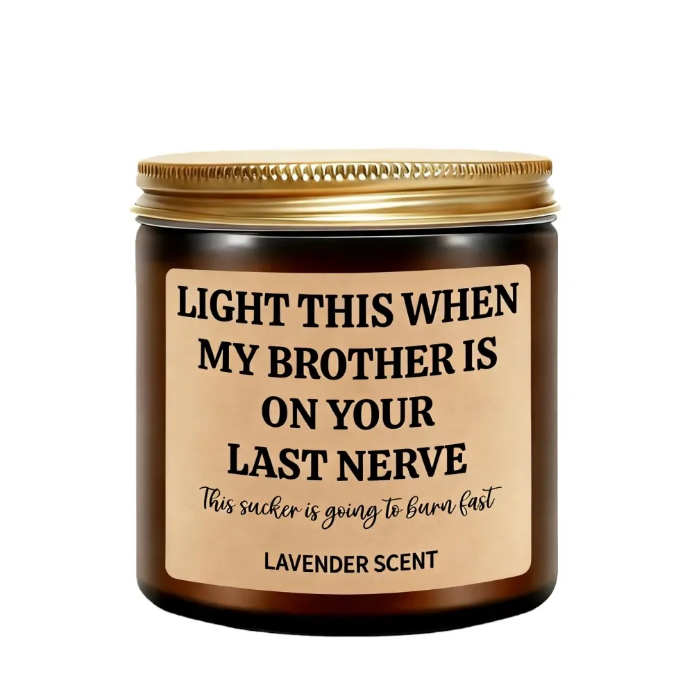 Scented Candle, Fragrance Candle, Sister in Law Gifts - Birthday Gifts for Sister in Law, Brother - Funny Wedding, Bridal Shower, Christmas, Happy Birthday Present for SIL, Brothers Girlfriend, Future SIL, Bride, Romantic Candle Gift