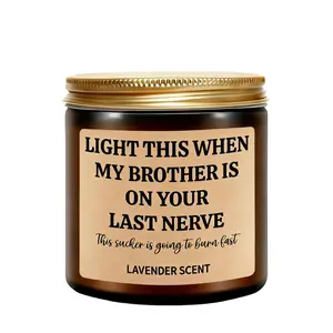 Scented Candle, Sister in Law Gifts - Birthday Gifts for Sister in Law, Brother - Funny Wedding, Bridal Shower, Christmas, Happy Birthday Present for SIL, Brothers Girlfriend, Future SIL, Bride, Romantic Candle Gift