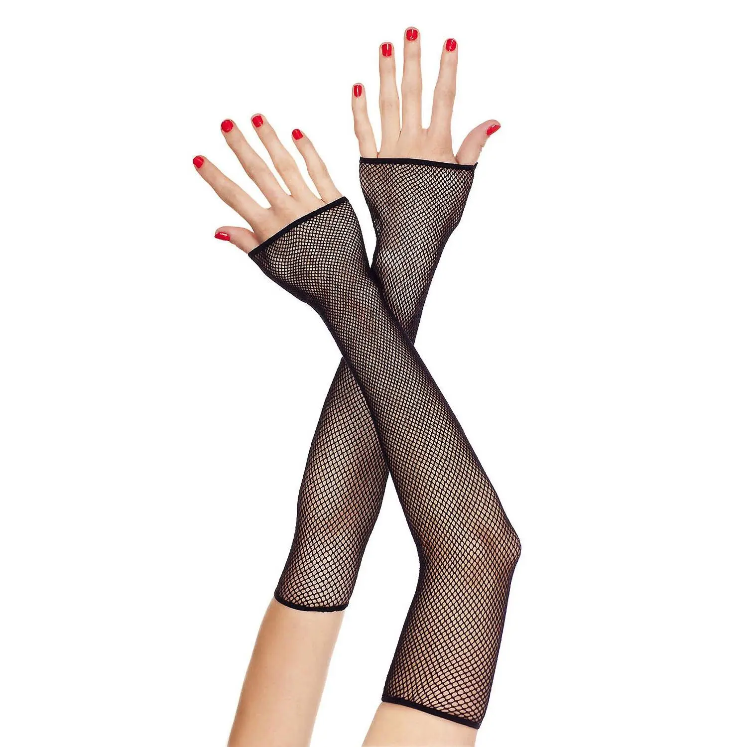 Extra long fishnet fingerless, 440