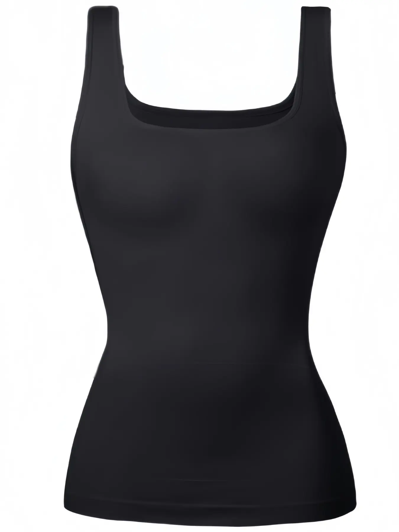 1/3 Piece Women's Tummy Control Shapewear Tank Tops Seamless Square Neck Compression Tops Slimming Body Shaper Camisole