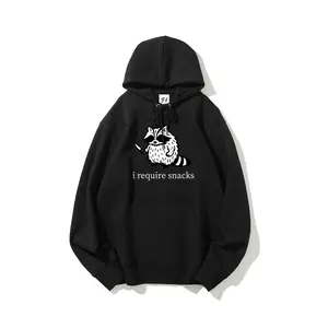 I Require Snacks Raccoon Hoodie – Hilarious Goblincore Pullover, Cozy Snack Gremlin Hoodie for Animal Lovers, Funny & Comfy Everyday Hoodie Gift