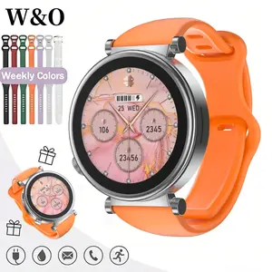 SmartWatch for Women, Stylish Fitness Watch & Activity Tracker, Bluetooth Call/Answer, 1.8" HD Smartwatch Compatible with iPhone/iOS, 100+ Sports Modes, IP67 Waterproof, Health Monitor, Complete Set with 7 Replacement Bands