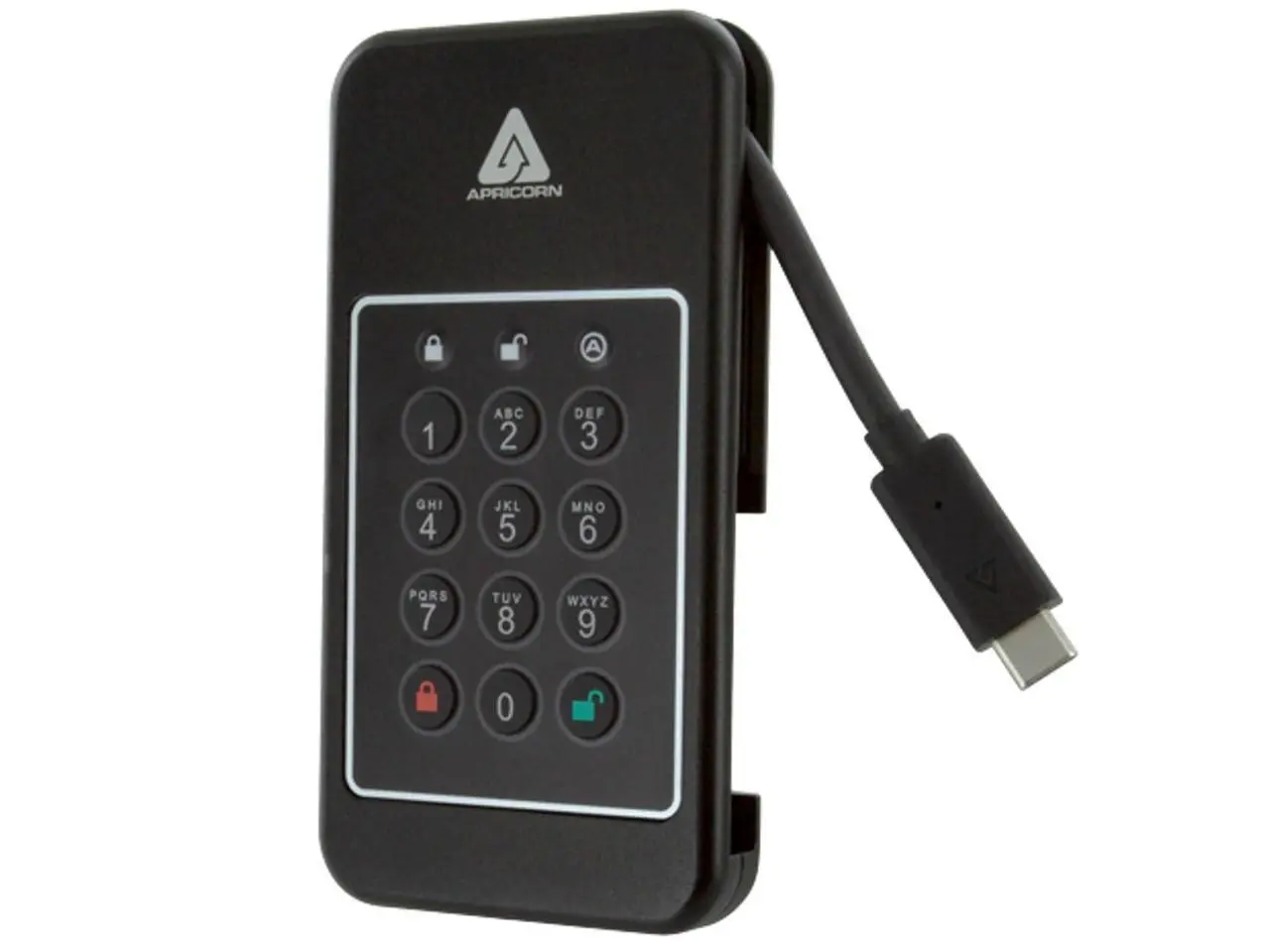 Apricorn Aegis NVX - SSD - 500 GB - USB 3.2 Gen 2 - TAA Compliant