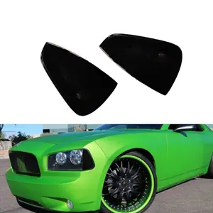 2pcs Smoked L & R Corner Parking Marker Signal lamps Light Housings For 2006 2007 2008 2009 2010 Dodge Charger,Replace OEM 4806218AD 4806219AD