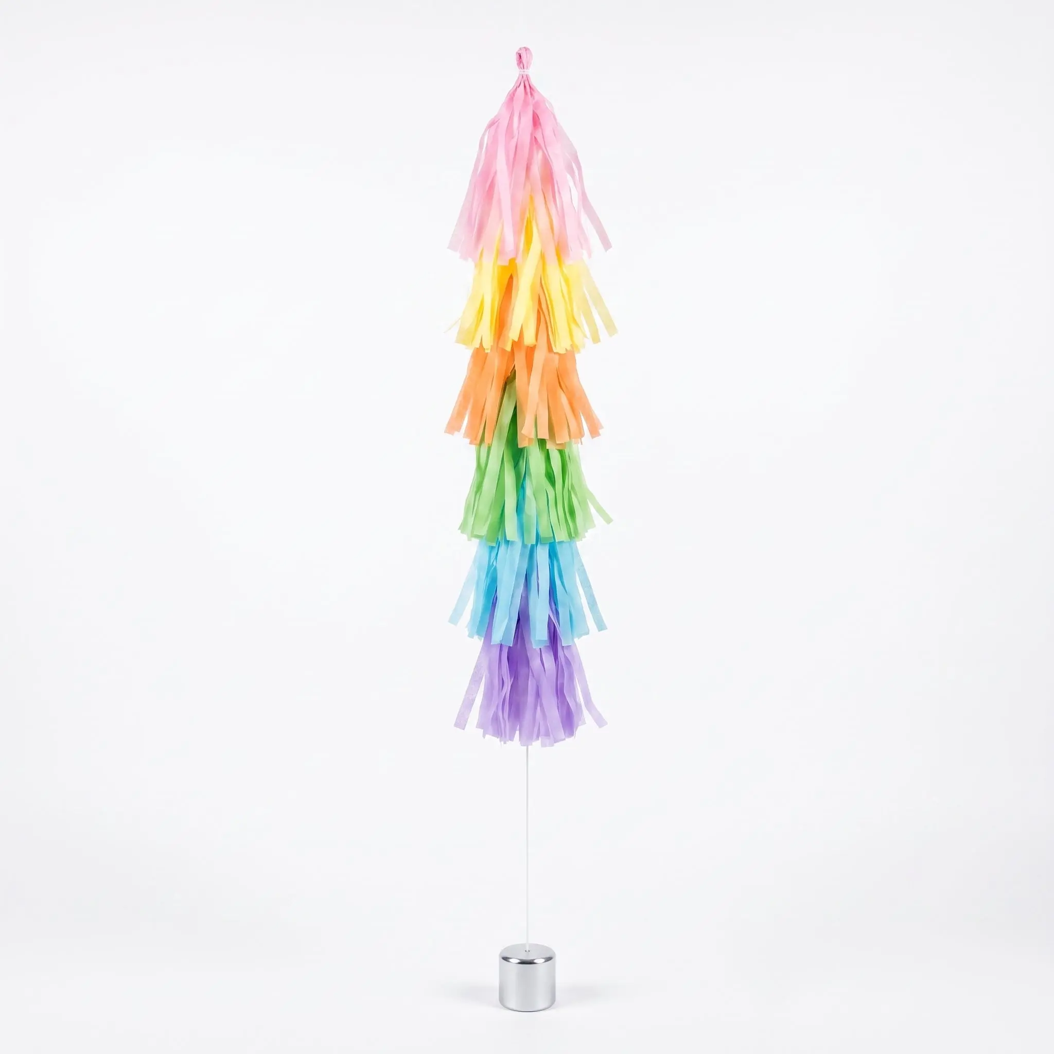 Pastel Tassel Balloon Weight Tail, 6 ft