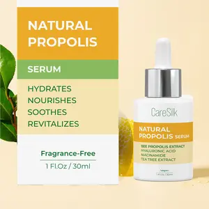 CARESILK Propolis Glow Serum – Hydrates, Soothes & Clears | Niacinamide, Tea Tree, Cica & Rice Extract – 30ml