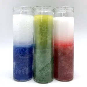 7 Day Plain Two Colored Candles