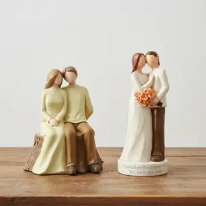 Romantic Couple Statue Set – the perfect gift for newlyweds, anniversaries, or engagements. Depicting a loving couple, it's designed to capture the essence of eternal love! Add a touch of captivating romance to your living space.