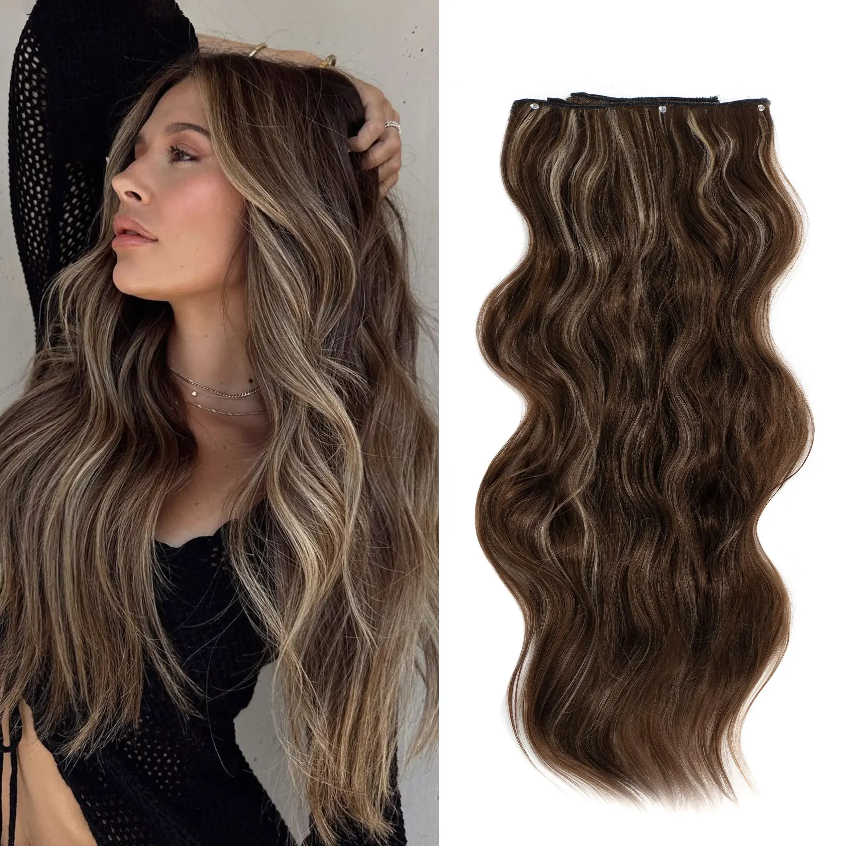 Medium Ash Brown Blonde Mixed