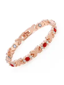 Vintage Magnetic Bracelet for Women, Adjustable Punk Style Alloy Chain, Modern Fashion Jewelry, Unique Gift Idea, All Seasons Wear, Magnetic Bangle Jewelry