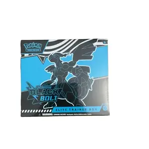 Pokémon Black Bolt Elite Trainer Box - Official Trading Card Game Booster Pack for Collectors and Players