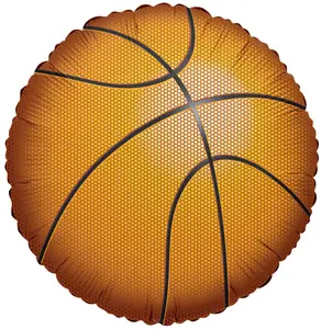 18" Basketball Foil Helium Balloon (5 PACK) #17506-18