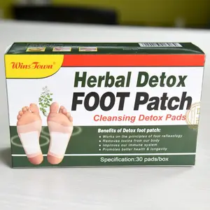 Deep Cleansing Foot Pads Foot Care With30 Patches,Natural Herbal Foot Patches For Foot Care,Adhesive Sheets, lmprove Sleep Quality,Relieve Fatigue and Exhaustion,Cleanse the Body & Mind,Improve Sleep pads