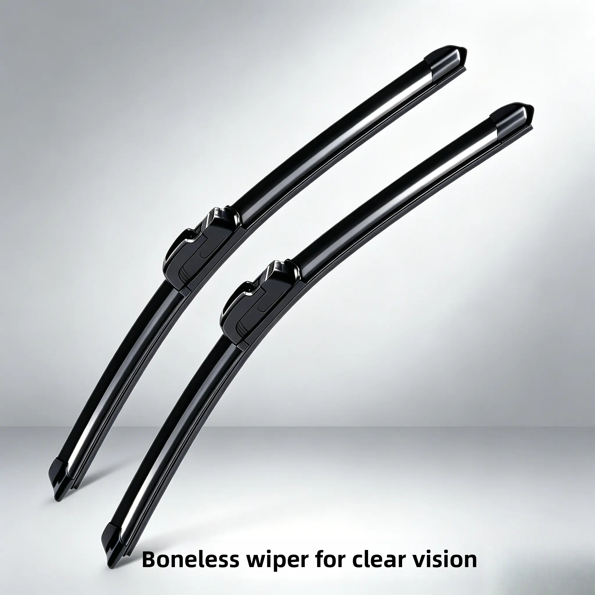 Boneless Windshield Wiper Blade for J-Hook Wiper Arm - All-Season, 0 Noise, 0 Streaks, OEM Quality, Clear Vision - Classic Car Accessories Automotive Replacement Part