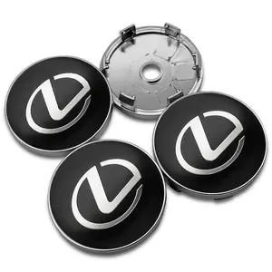4PCS 60mm Car Styling Wheel Center Cap Hub Replaced Covers Badge Sticker For Lexus F Sport ES300 RX300 RX330 RX350 IS200 IS250 IS300 GS300 NX300 Ct200h ES300h IS300h NX300h GX470 LX570 LS430 LS460 LS GS NX UX RX LX GX