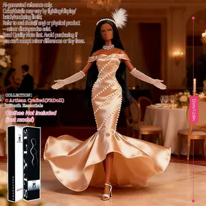 12.6inch Realistic Collectible BJD Doll - Fashion Model Ball Jointed Doll with 12 Joints for DIY Crafting (No Clothing Included)