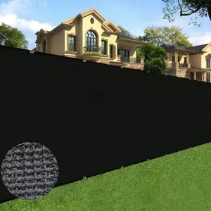 6  x 50   Screen Fence Heavy Duty Fencing Mesh Shade Net Cover for Wall Garden Yard Backyard (6 ft X 50 ft, Black)