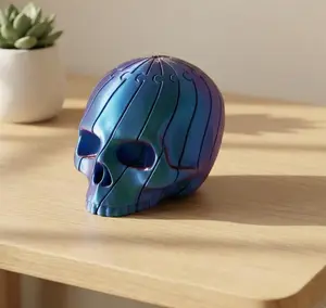 Color-Shifting Skull Twist Fidget Toy, Stress Relief Toy for Kids & Adults