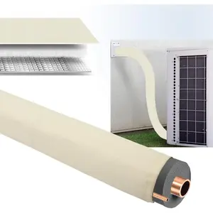 3-Layer Pipe Insulation Cover for HVAC  Insulation Pipe Wrap and Outdoor Water Pipe Wrap,Super Anti-Aging, Extra Sheild, Pipe Insulation  Tube Cover for AC Pipe/Line Insulation Outdoor