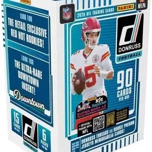 2025 NFL Donruss Blaster Box - Panini Collectible Football Sports Trading Cards