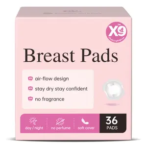 X9 Disposable Breast Pads for Nursing Moms, Soft Breathable Leak Protection Pads, No Fragrance, Day & Night Use, 36 Count Postpartum outdoorfun