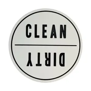 Clean Dirty Dishwasher Magnet Kitchen Label Waterproof