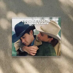 A Year Of Brokeback Mountain 2026 Calendar, Brokeback Mountain 2026 Wall Calendar, Must Have Gift For Fans 2026, Gift for fans