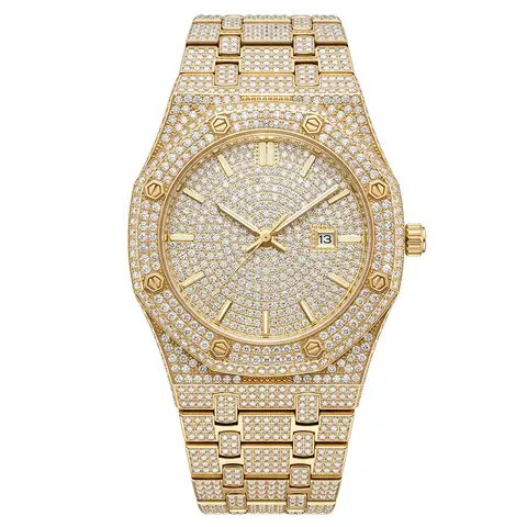 Luxurious fashion men's watch FX547-golden
