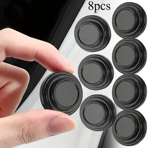 8Pcs Car Door Bumper Protector Scratch Guard Anti-Collision Buffer Pad for Vehicle Doors and Hoods Noise Reduction