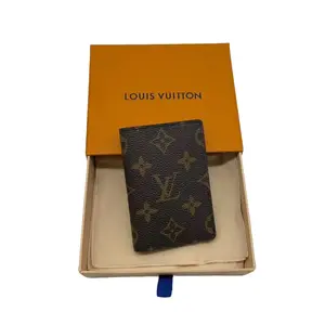 Pre-owned Louis Vuitton Coated Canvas Small Leather Goods Monogram Pocket Organizer Card Holder