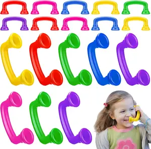 18 Pcs Whisper Reading Phones Auditory Feedback Reading Phone Classroom Hear Myself Sound Phone Colored Speech Therapy Toy Tool for Children Accelerates Fluency and Pronunciation Play