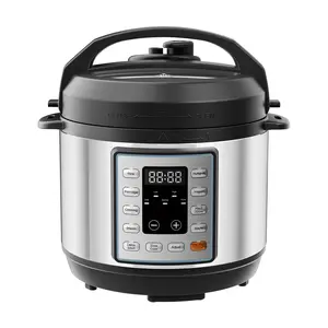 3QT Multi-Function Pressure Cooker, 8-in-1 One Touch Programmable Electric Pot, Ceramic Non-Stick Inner Pot, 24H Delay Start Slow Cooker Steamer Yogurt Maker for 1-2 People