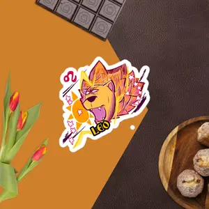 Leo zodiac stickers