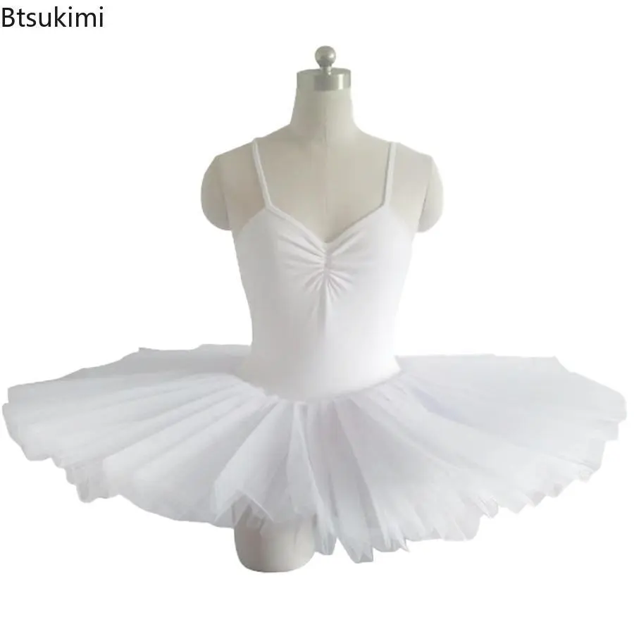 Ballet Tutu Skirts Swan Lake Adult Ballet Leotard Black Red White Stage Performance Costume Girls Ballerina Dance Princess Skirt