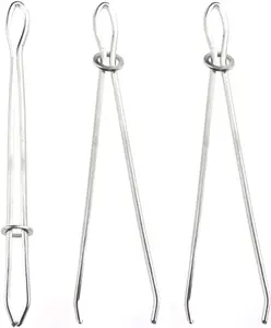 3 count 3Inches Stainless Steel Drawstring Threaders Easy Threader  Drawstring Replacement Craft Tools Hoodie String Threader for Jacket Swim Trunk Pant Sweatpant Short Hoodie