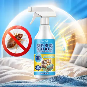 Plant-Based Bug Killer Spray - Fast-Acting, Eco-Friendly 120ml Travel Size Solution with Tea Tree & Eucalyptus Oils, Scented Indoor Pest Control for Dormitories & Bedrooms, Kills Bedbugs & Mites, Long-Lasting