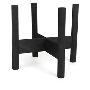 Aberdeen Mid Century Plant Stand - Black