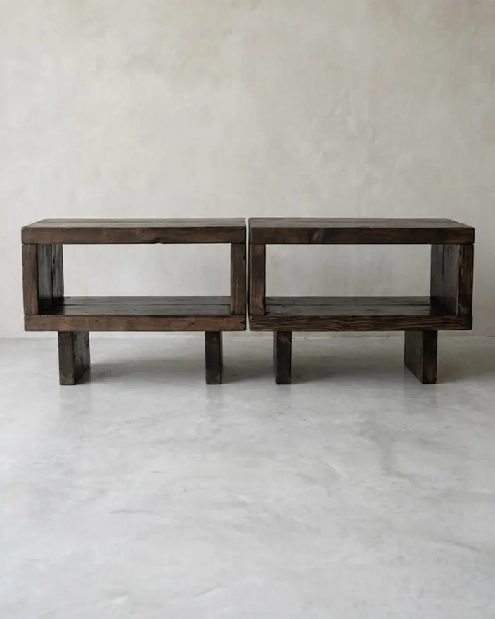 ZENITH Modern Low-Profile Solid Wood TV Stand - Modular Media Console