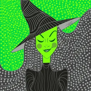 Wicked Elphaba 8.5 x 11” Art Print