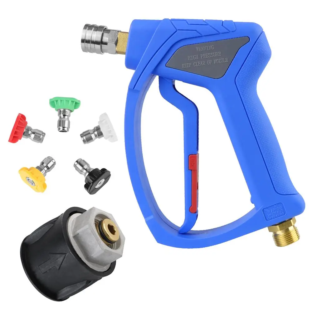 Car Washer Lance, High Pressure Sprayer with Adapter, Car Cleaning Tool with Soap Spray Nozzles, Professional Car Washing & Maintenance Tool, Hose, Handle, Heavy Duty, Car Wash Jet, Car Wash Equipment, Car Washing Supplies