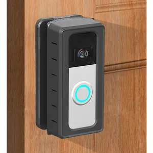 Adhesive Doorbell Door Mount Compatible with Video Doorbell 1/2/3/4 Adjustable Angle Doorbell Mounting Bracket cover Holder Not Block Doorbell Sensor